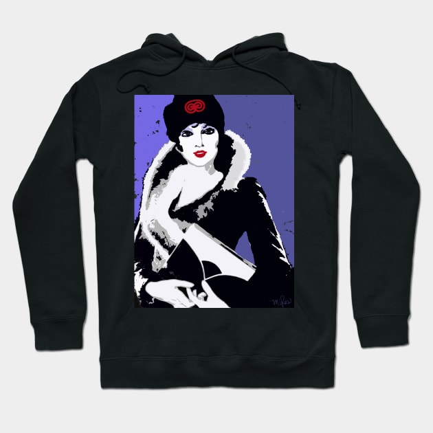 Femme Fatale C1930 Premeditated Beauty Hoodie by Overthetopsm